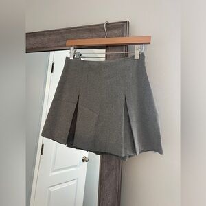 Abercrombie & Fitch Wool Blend Mini Skort / Size Small / Grey